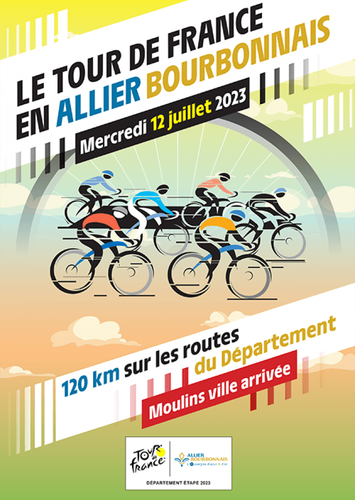 Etape du Tour de France dans le Bocage Bourbonnais