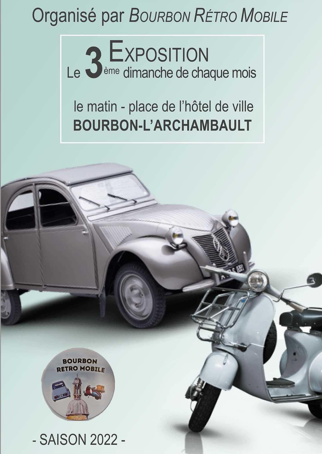Exposition mensuelle - Bourbon Rétro mobile